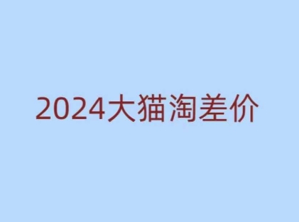 2024版大猫淘差价课程，新手也能学的无货源电商课程-天娱网创
