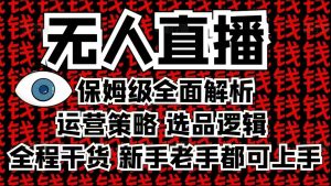 2025无人直播这么做就对了，保姆级全面解析，全程干货，新手老手都可上手-天娱网创