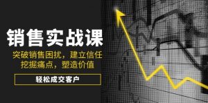 销售实战课，突破销售困扰，建立信任，挖掘痛点，塑造价值，轻松成交客户-天娱网创