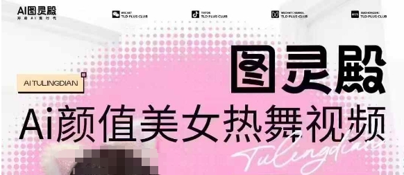 全网首发，原价988图灵殿AI颜值美女热舞视频，云端生图，轻松过原创-天娱网创