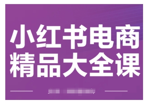 小红书电商精品大全课,快速掌握小红书运营技巧,实现精准引流与爆单目标,轻松玩转小红书电商(更新2月)-天娱网创