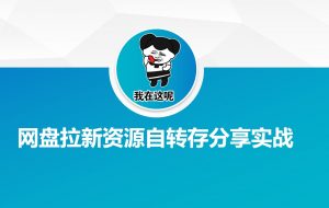网盘拉新资源自动转存分享实战-天娱网创
