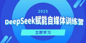 DeepSeek赋能自媒体训练营,定位、变现、爆文全攻略!-天娱网创