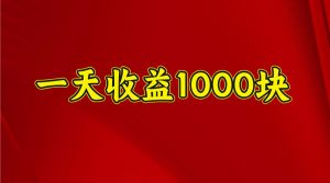 一天收益1000+ 稳定项目，可以做视频号，也可以做快手抖音-天娱网创