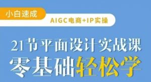 AIGC电商必备实操21节平面设计实战课，教你玩转AI-天娱网创