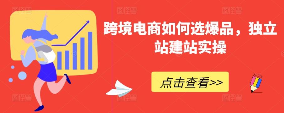 跨境电商如何选爆品，独立站建站实操-天娱网创