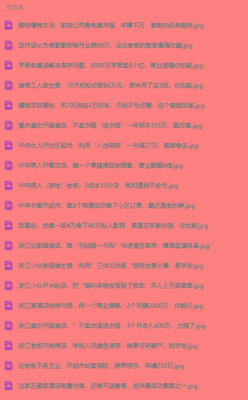 图片[1]-(9607期)真实有效391套商业模式，年入几十到几百万案例解析(电子书+视频+图文)-天娱网创