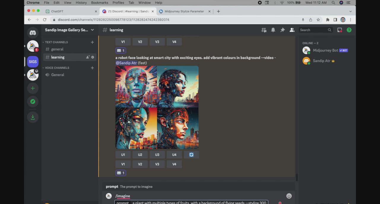图片[2]-ChatGPT4 和 MidJourney AI 绘画聊天革命性指南教程-33节视频课-中英字幕-天娱网创