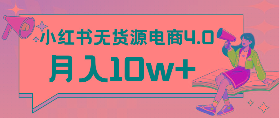 小红书新电商实战 无货源实操从0到1月入10w+ 联合抖音放大收益-天娱网创