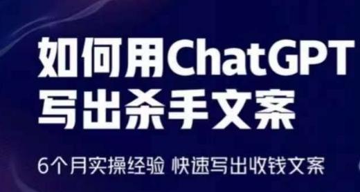 如何用ChatGPT写出杀手文案，6个月实操经验，快速写出收钱文案-天娱网创