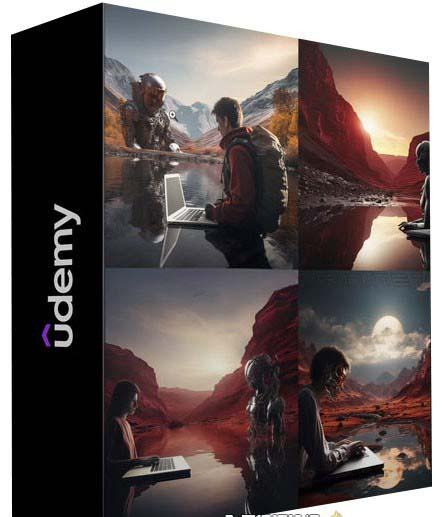 ChatGPT4 和 MidJourney AI 绘画聊天革命性指南教程-33节视频课-中英字幕-天娱网创