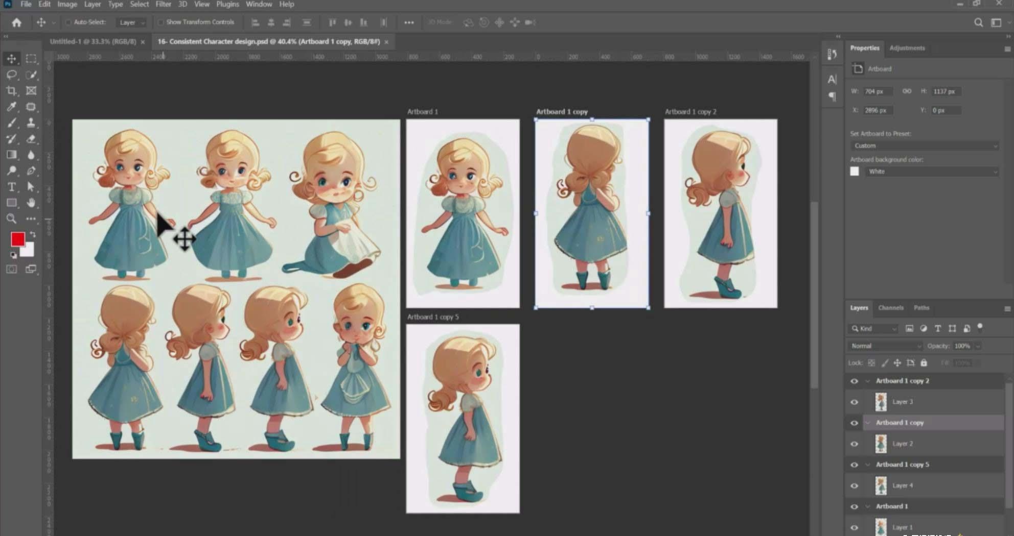 图片[7]-掌握 MidJourney V5 AI + ChatGPT创建一致的角色设计图像-22节课-中英字幕-天娱网创