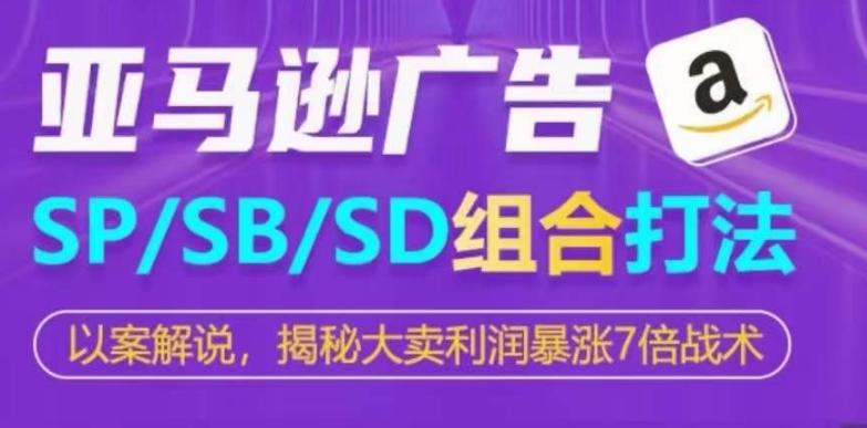 亚马逊SP/SB/SD广告组合打法，揭秘大卖利润暴涨7倍战术-天娱网创