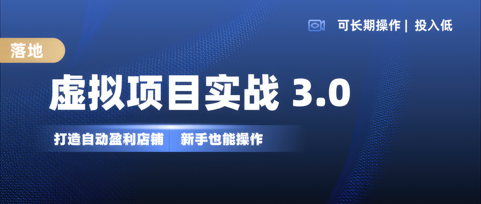 虚拟项目实操落地 3.0,新手轻松上手，单品月入1W+-天娱网创