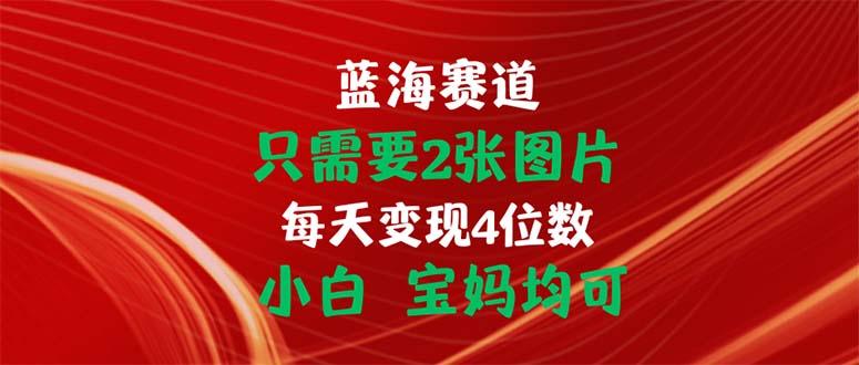 只需要2张图片 每天变现4位数 小白 宝妈均可-天娱网创