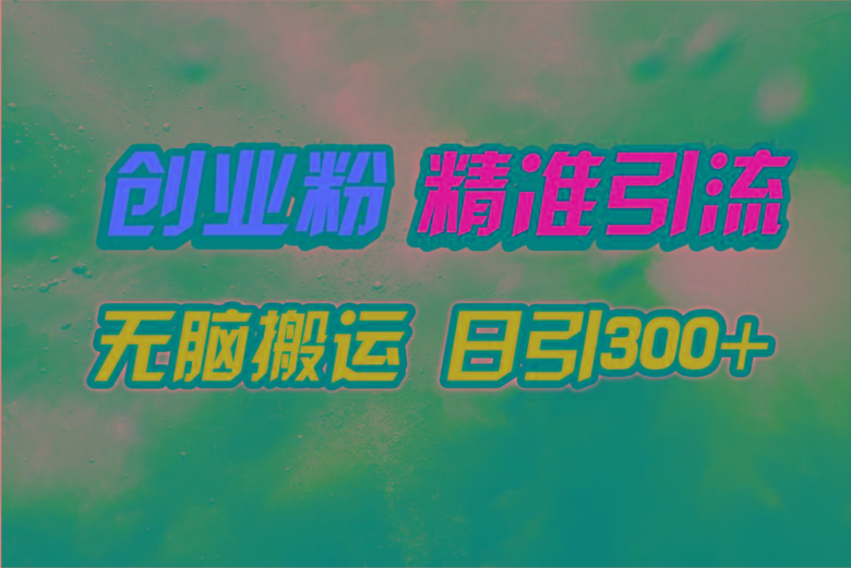 (9875期)视频号纯搬运日引300+创业粉教程！-天娱网创