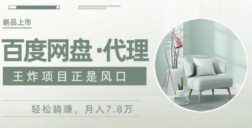 度盘代理，月入7w保姆级全方位教程-天娱网创