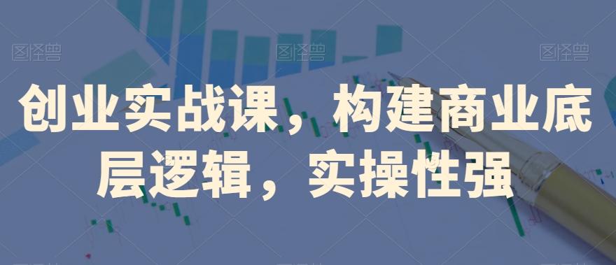 创业实战课，​构建商业底层逻辑，实操性强-天娱网创