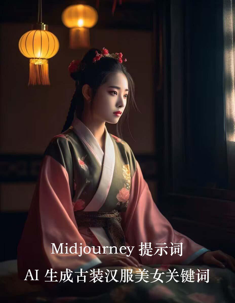 Midjourney关键词-AI生成中国风古装汉服美女人像提示关键词-天娱网创