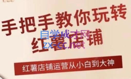 海燕老师·2024手把手教你玩转红薯店铺-天娱网创