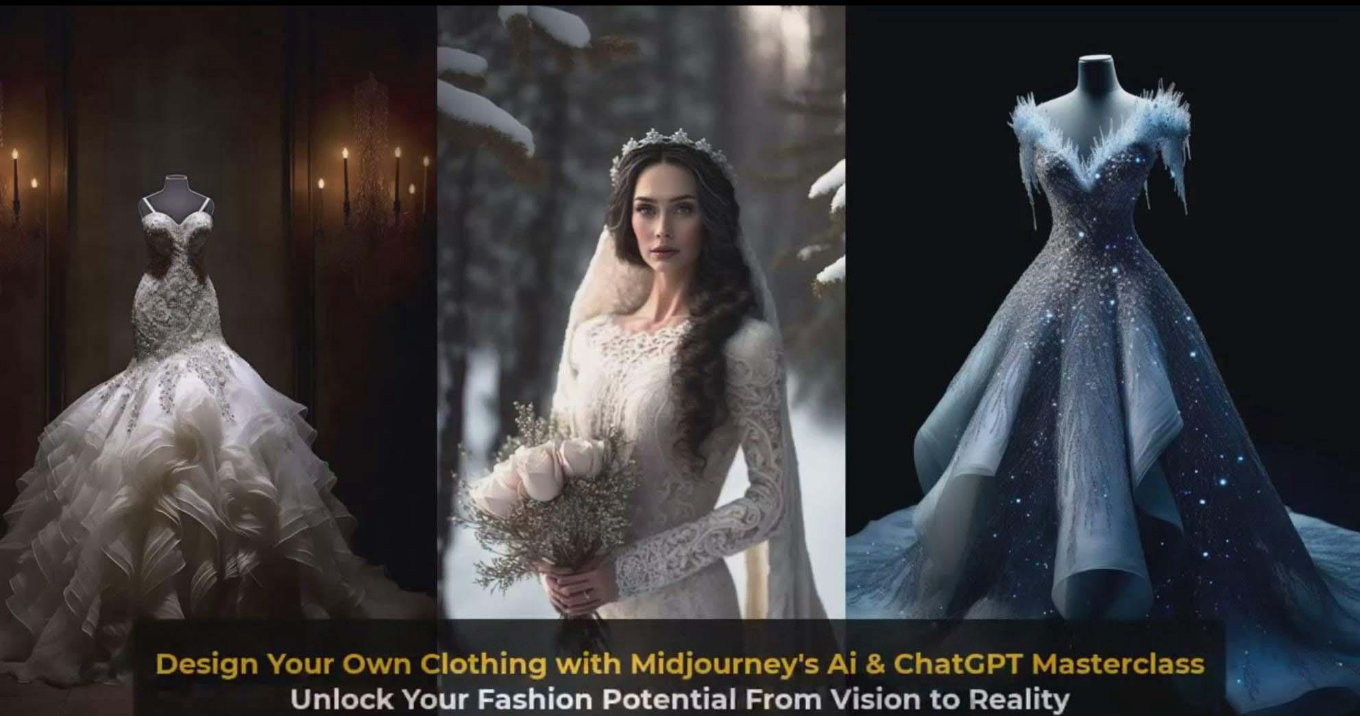 图片[7]-利用 Midjourneys Ai 人工智能设计自己的服装AI大师班-10节课-中英字幕-天娱网创