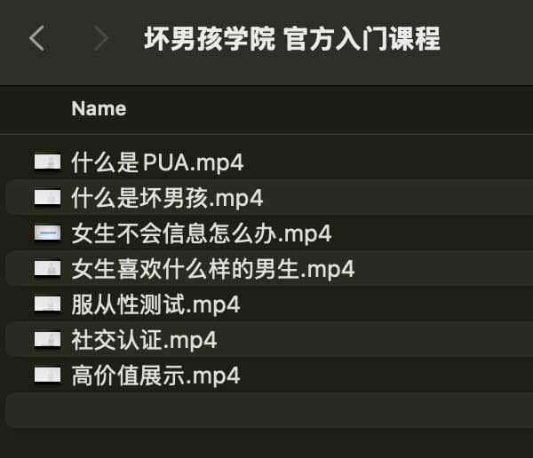 坏男孩学院 官方入门课程-天娱网创