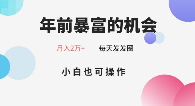 年前暴富的机会，朋友圈卖春联月入2万+，小白也可操作-天娱网创
