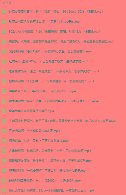 图片[5]-(9607期)真实有效391套商业模式，年入几十到几百万案例解析(电子书+视频+图文)-天娱网创