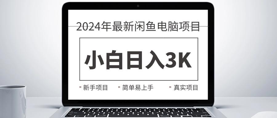 2024最新闲鱼卖电脑项目，新手小白日入3K+，最真实的项目教学-天娱网创