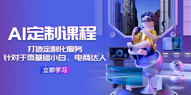 AI-定制课程，打造 定制化服务(针对于零基础小白、电商达人-天娱网创
