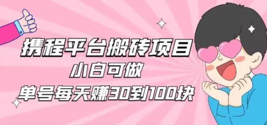 携程旅游搬砖新玩法，日入100+小白可直接上手-天娱网创