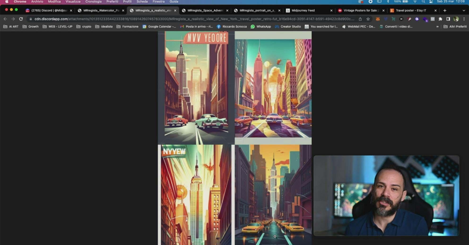图片[10]-Midjourney AI人工智能创建和销售令人惊叹的海报教程-10节课-中英字幕-天娱网创
