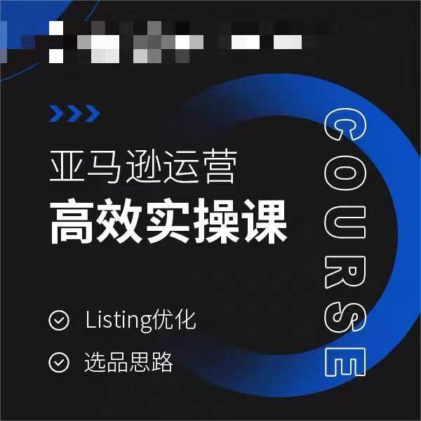 亚马逊运营高效实操课，Listing优化，选品思路-天娱网创
