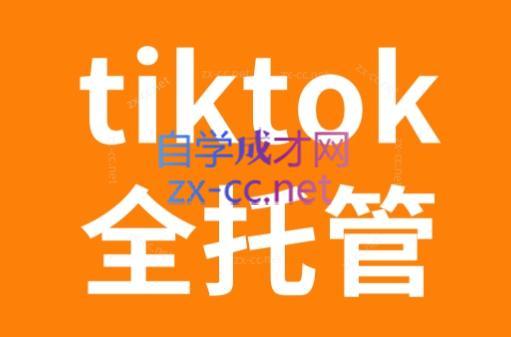 TikTok跨境电商全托管运营模式精品课-天娱网创