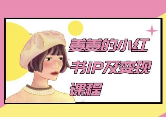 姜姜的小红书IP及变现课程，姜姜小红书2024-天娱网创