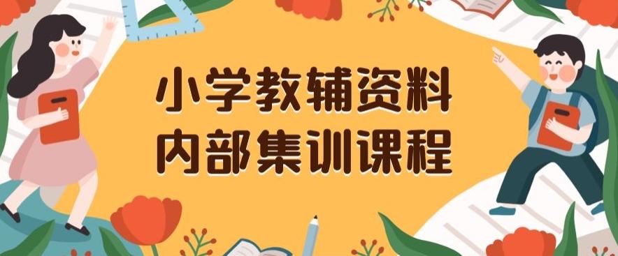 小学教辅资料，内部集训保姆级教程，私域一单收益29-129（教程+资料）-天娱网创