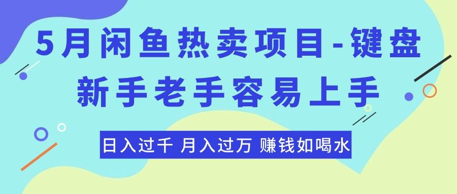 最新闲鱼热卖项目-键盘，新手老手容易上手，日入过千，月入过万，赚钱…-天娱网创