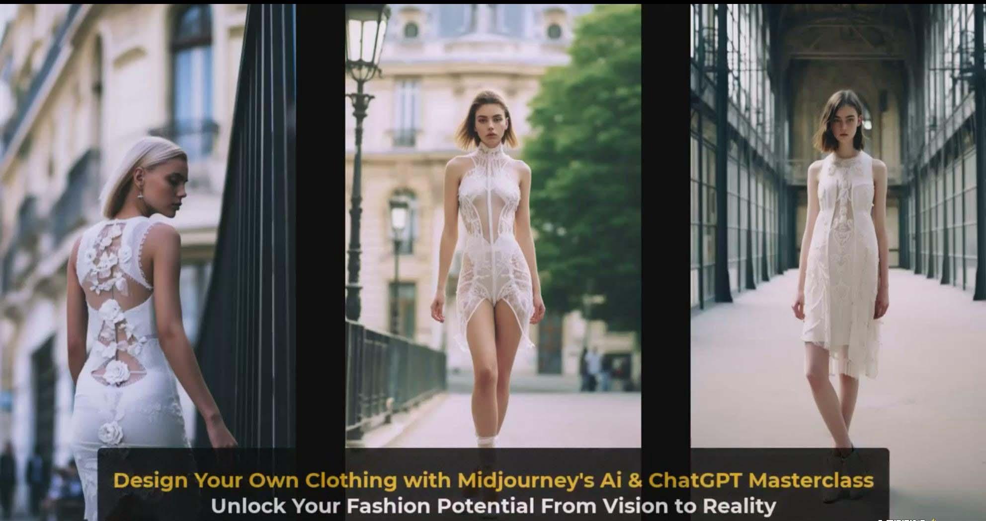 图片[4]-利用 Midjourneys Ai 人工智能设计自己的服装AI大师班-10节课-中英字幕-天娱网创