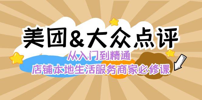 美团+大众点评 从入门到精通：店铺本地生活 流量提升 店铺运营 推广秘术 评价管理-天娱网创