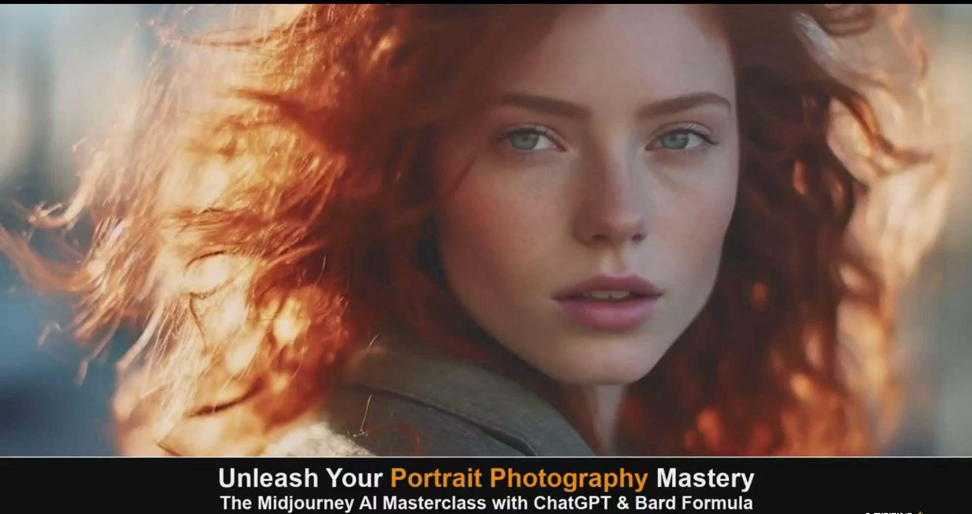 图片[2]-(9312期)Midjourney v5 ChatGPT 和 Bard AI人工智能人像摄影大师班-15节-中英字幕-天娱网创