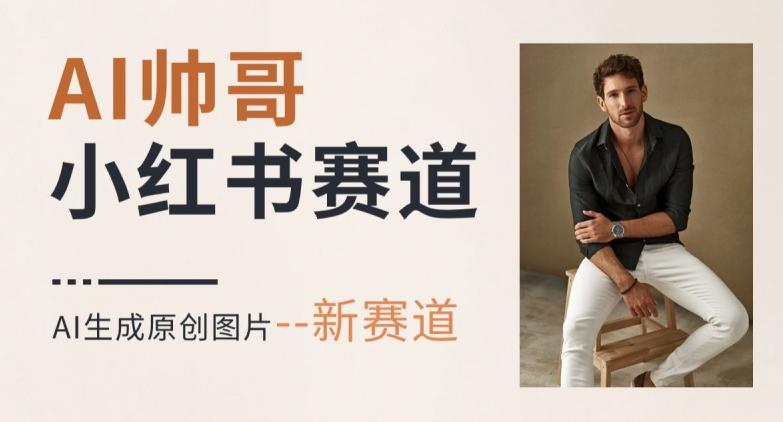 AI一键生成帅哥，新思路新赛道，涨粉迅速，轻松月入过万-天娱网创