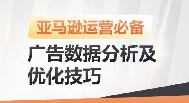亚马逊广告数据分析及优化技巧，高效提升广告效果，降低ACOS，促进销量持续上升-天娱网创