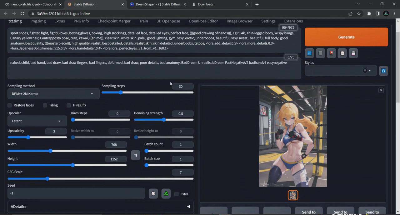 图片[4]-利用Stable Diffusion创建动漫艺术图像使用AI绘画赚钱-中英字幕-天娱网创