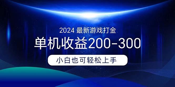 2024最新游戏打金单机收益200-300-天娱网创