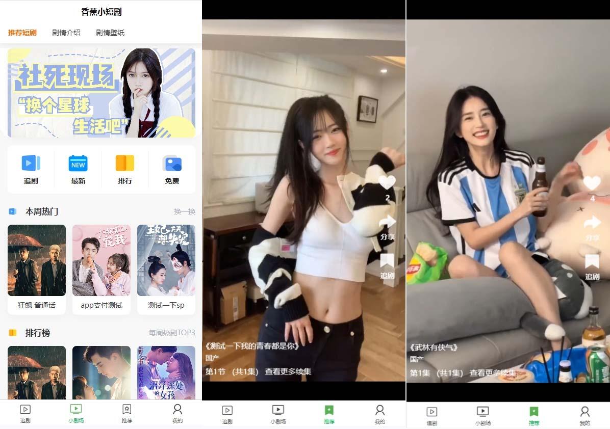 (8542期)小剧场短剧影视系统源码 全开源 带支付收益+会员机制+代理推广等模式【…-天娱网创